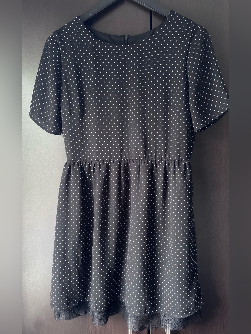 Forever 21 Black Polka Dot Mini Dress